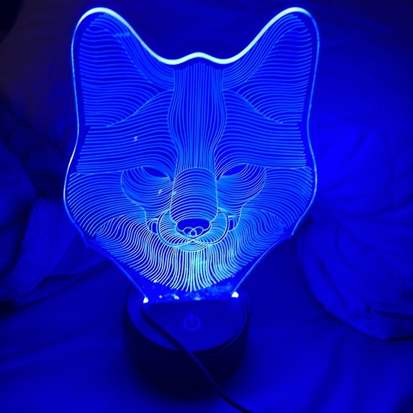 Wolf lamp with many different settings! New! - Picture 5 of 9